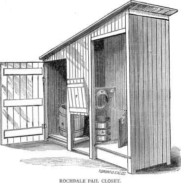 The Rochdale Pail System Closet Toilet